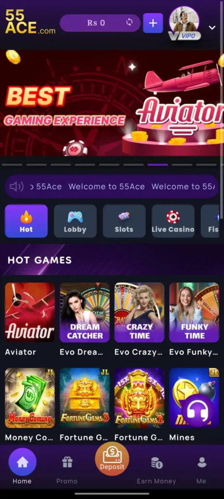 55Ace Game Download APK