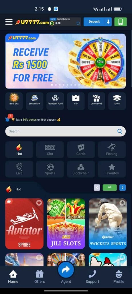 U7777 Game Earning App