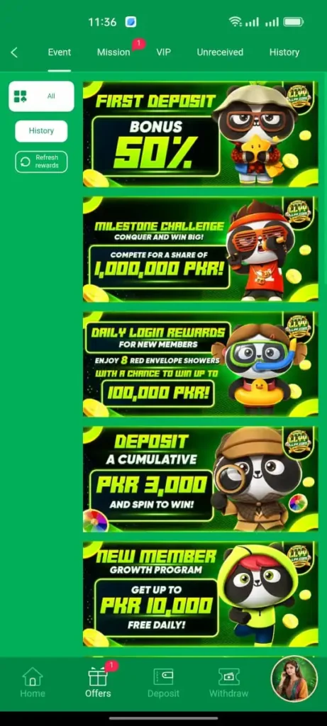 LLYY Game Online Casino VIP Bonuses Daily