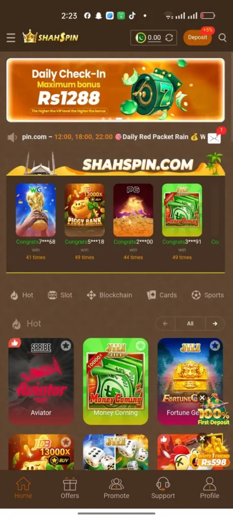 ShahSpin Game APK Download 2025