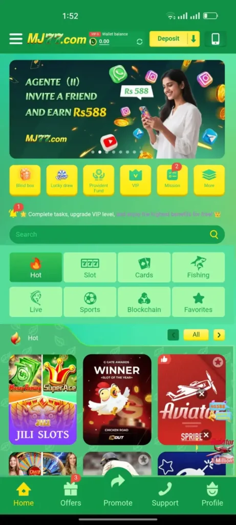MJ77 Game Download Earning App 2025